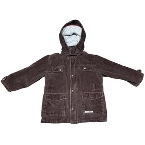 Baby gap brown corduroy coat Jacket Toddler Size 5 years Pockets Zip‎ Outerwear